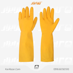 دستکش خانگی ساق بلند لاتکس رزمریم